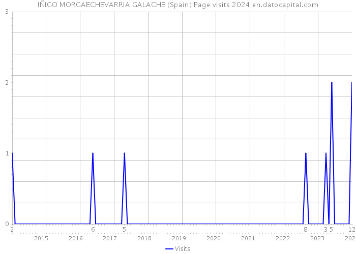 IÑIGO MORGAECHEVARRIA GALACHE (Spain) Page visits 2024 