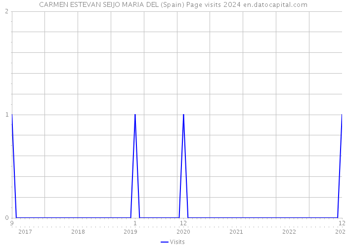 CARMEN ESTEVAN SEIJO MARIA DEL (Spain) Page visits 2024 