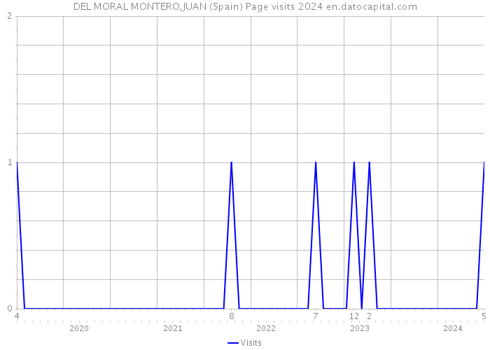 DEL MORAL MONTERO,JUAN (Spain) Page visits 2024 