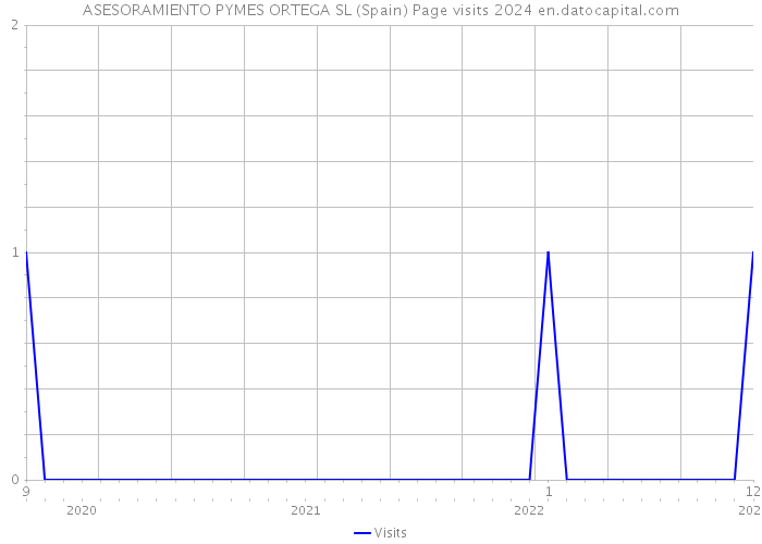 ASESORAMIENTO PYMES ORTEGA SL (Spain) Page visits 2024 