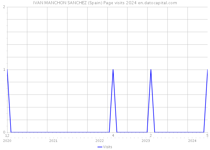 IVAN MANCHON SANCHEZ (Spain) Page visits 2024 