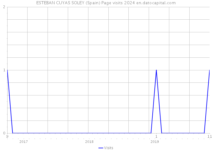 ESTEBAN CUYAS SOLEY (Spain) Page visits 2024 