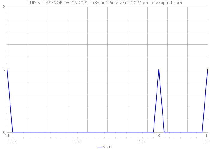 LUIS VILLASENOR DELGADO S.L. (Spain) Page visits 2024 