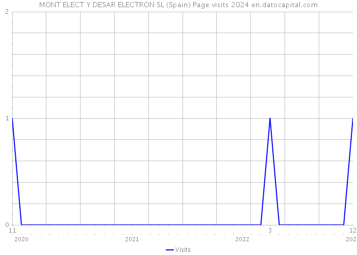 MONT ELECT Y DESAR ELECTRON SL (Spain) Page visits 2024 