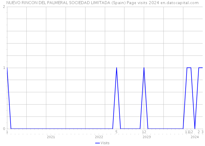 NUEVO RINCON DEL PALMERAL SOCIEDAD LIMITADA (Spain) Page visits 2024 