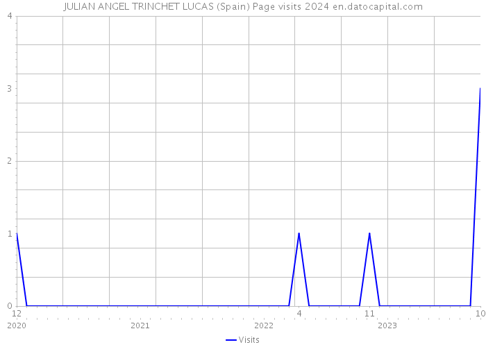 JULIAN ANGEL TRINCHET LUCAS (Spain) Page visits 2024 