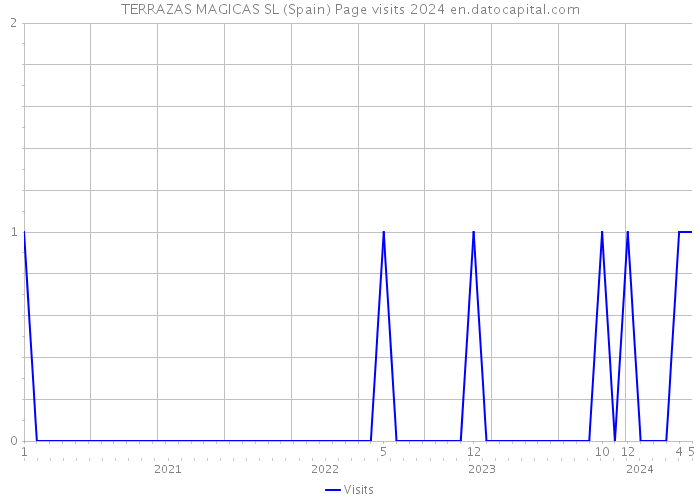 TERRAZAS MAGICAS SL (Spain) Page visits 2024 