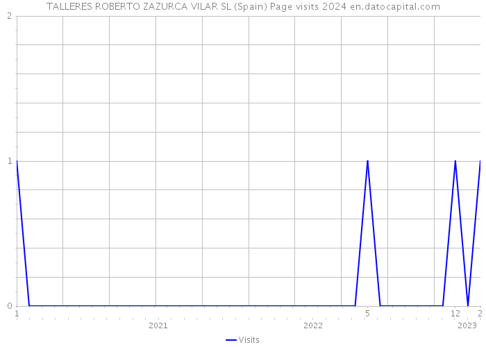 TALLERES ROBERTO ZAZURCA VILAR SL (Spain) Page visits 2024 