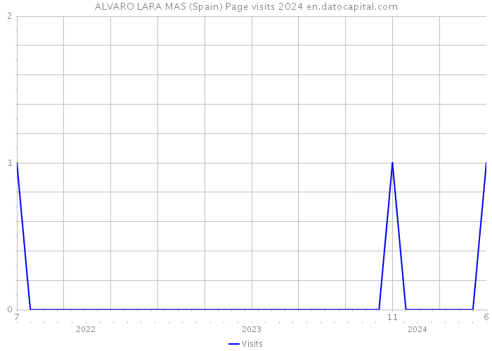 ALVARO LARA MAS (Spain) Page visits 2024 