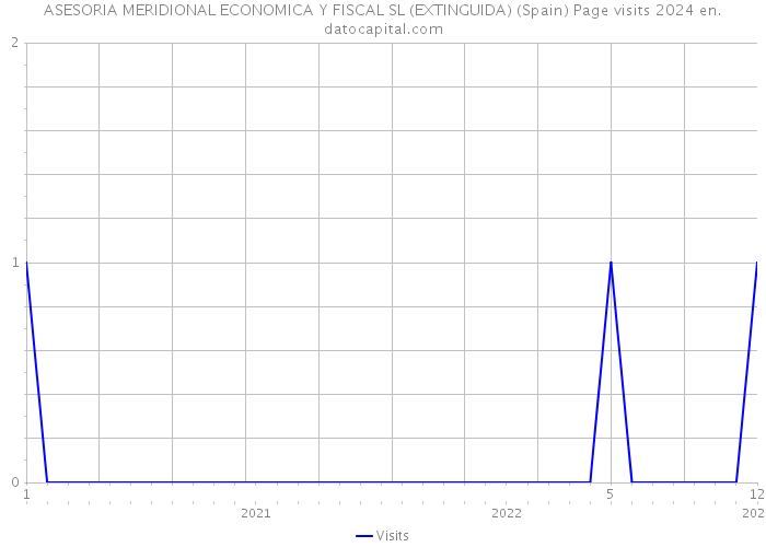 ASESORIA MERIDIONAL ECONOMICA Y FISCAL SL (EXTINGUIDA) (Spain) Page visits 2024 
