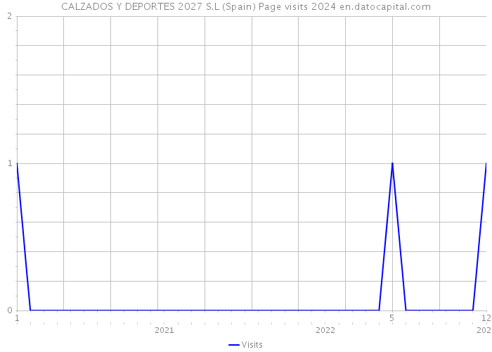 CALZADOS Y DEPORTES 2027 S.L (Spain) Page visits 2024 