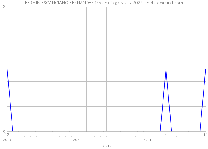 FERMIN ESCANCIANO FERNANDEZ (Spain) Page visits 2024 