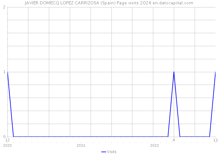 JAVIER DOMECQ LOPEZ CARRIZOSA (Spain) Page visits 2024 