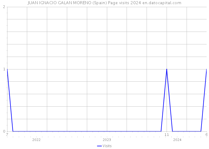 JUAN IGNACIO GALAN MORENO (Spain) Page visits 2024 