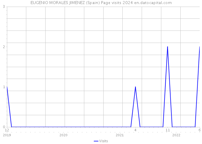 EUGENIO MORALES JIMENEZ (Spain) Page visits 2024 