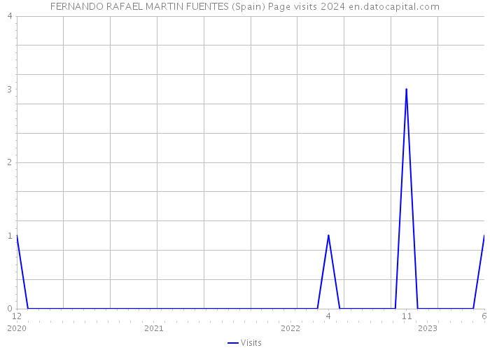 FERNANDO RAFAEL MARTIN FUENTES (Spain) Page visits 2024 