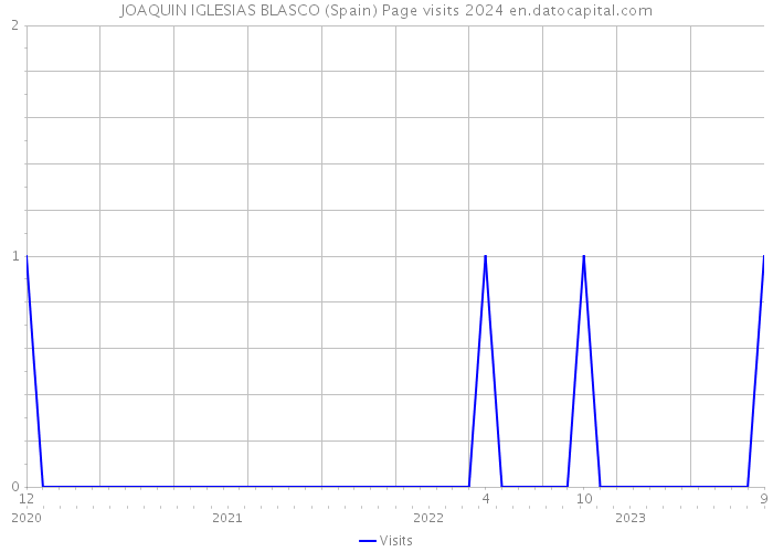 JOAQUIN IGLESIAS BLASCO (Spain) Page visits 2024 