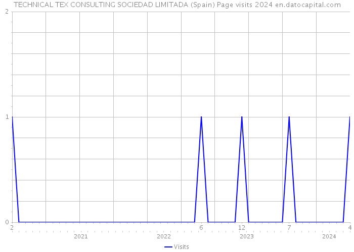 TECHNICAL TEX CONSULTING SOCIEDAD LIMITADA (Spain) Page visits 2024 