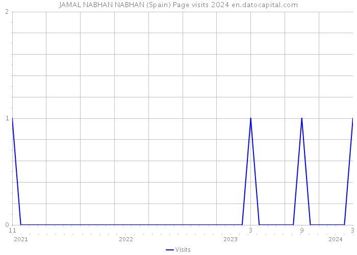 JAMAL NABHAN NABHAN (Spain) Page visits 2024 