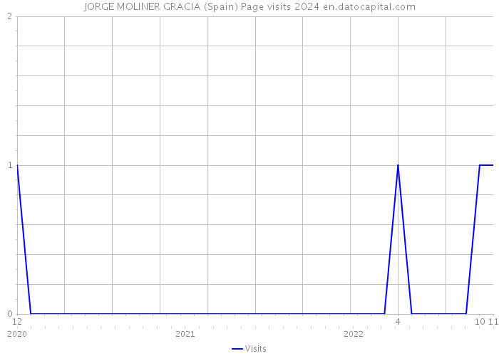 JORGE MOLINER GRACIA (Spain) Page visits 2024 