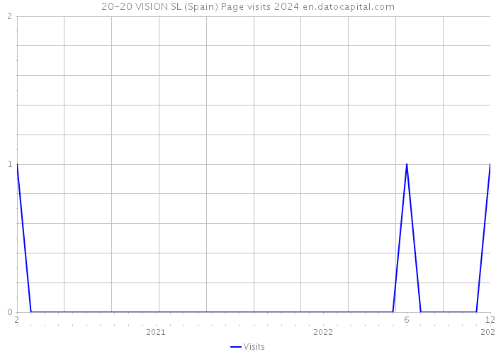 20-20 VISION SL (Spain) Page visits 2024 