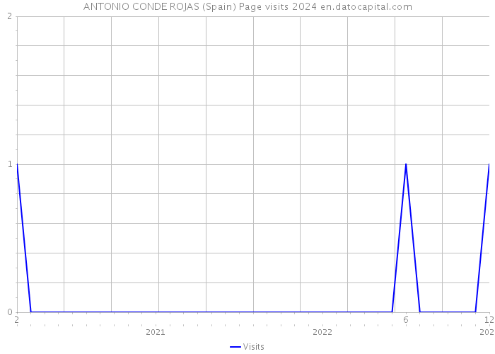 ANTONIO CONDE ROJAS (Spain) Page visits 2024 