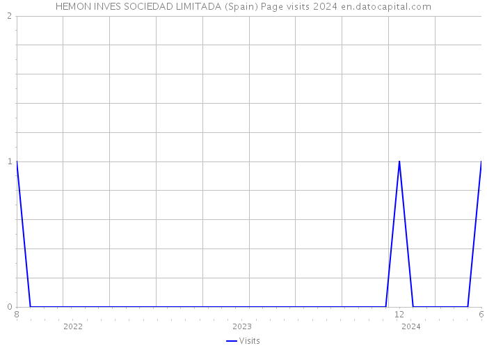 HEMON INVES SOCIEDAD LIMITADA (Spain) Page visits 2024 