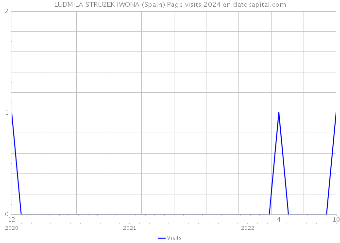 LUDMILA STRUZEK IWONA (Spain) Page visits 2024 