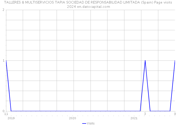 TALLERES & MULTISERVICIOS TAPIA SOCIEDAD DE RESPONSABILIDAD LIMITADA (Spain) Page visits 2024 