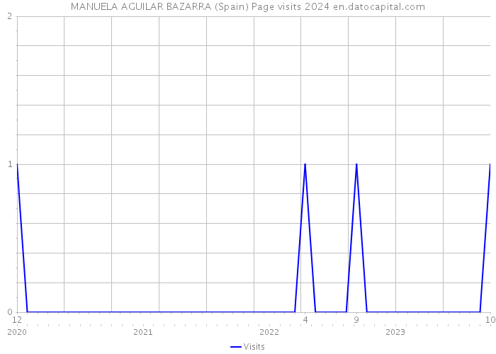MANUELA AGUILAR BAZARRA (Spain) Page visits 2024 