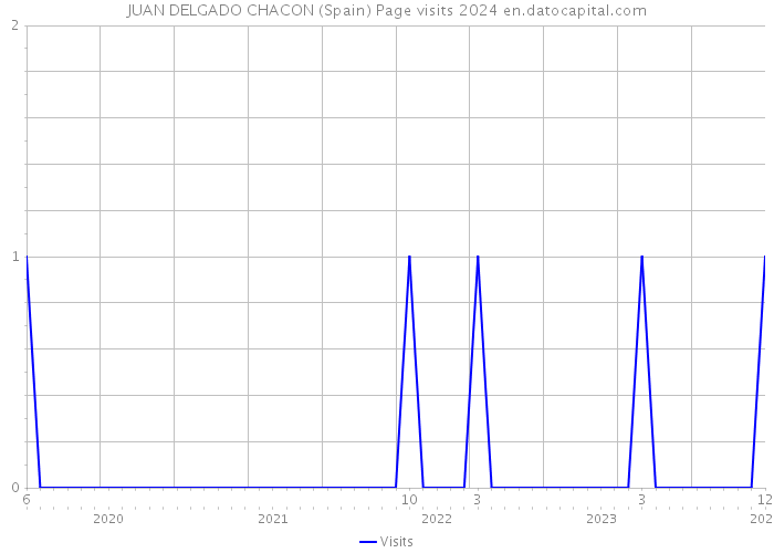 JUAN DELGADO CHACON (Spain) Page visits 2024 