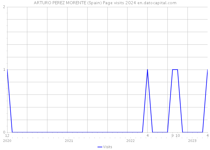 ARTURO PEREZ MORENTE (Spain) Page visits 2024 