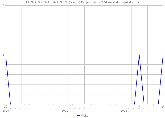 FERNADO ORTEGA FREIRE (Spain) Page visits 2024 