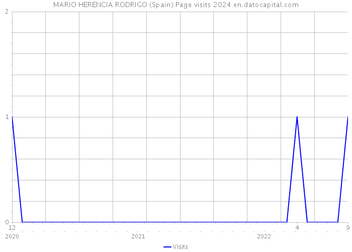 MARIO HERENCIA RODRIGO (Spain) Page visits 2024 