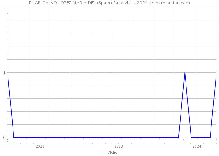 PILAR CALVO LOPEZ MARIA DEL (Spain) Page visits 2024 