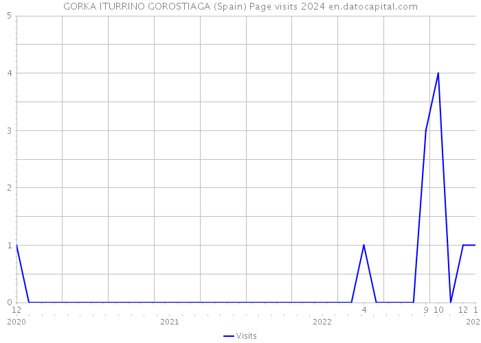 GORKA ITURRINO GOROSTIAGA (Spain) Page visits 2024 