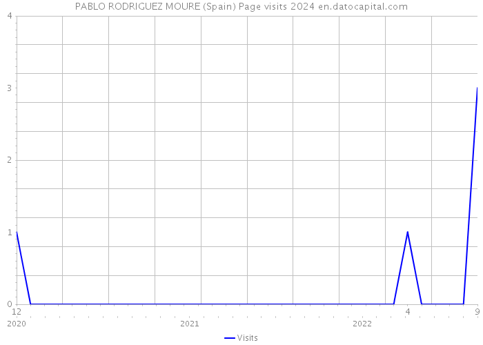 PABLO RODRIGUEZ MOURE (Spain) Page visits 2024 