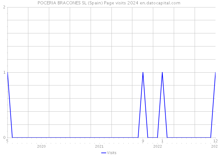 POCERIA BRACONES SL (Spain) Page visits 2024 