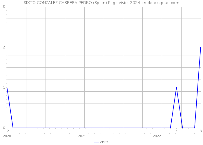 SIXTO GONZALEZ CABRERA PEDRO (Spain) Page visits 2024 