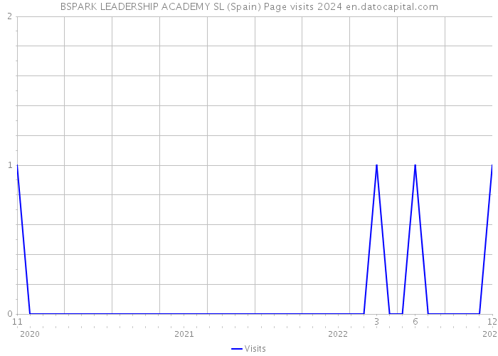 BSPARK LEADERSHIP ACADEMY SL (Spain) Page visits 2024 