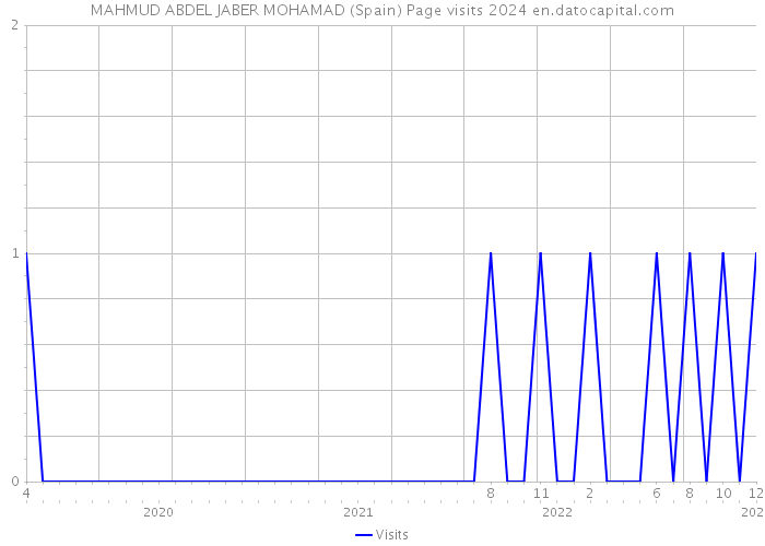 MAHMUD ABDEL JABER MOHAMAD (Spain) Page visits 2024 