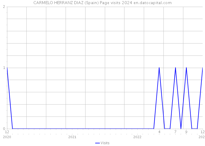 CARMELO HERRANZ DIAZ (Spain) Page visits 2024 
