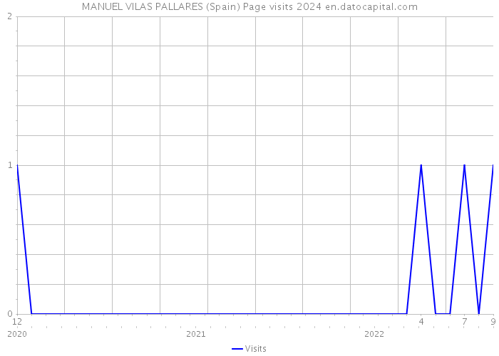 MANUEL VILAS PALLARES (Spain) Page visits 2024 
