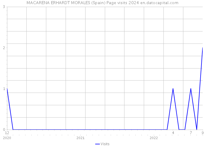 MACARENA ERHARDT MORALES (Spain) Page visits 2024 