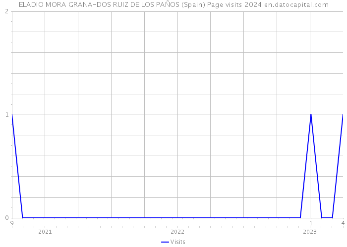 ELADIO MORA GRANA-DOS RUIZ DE LOS PAÑOS (Spain) Page visits 2024 
