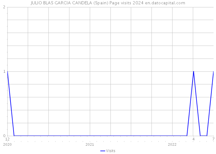 JULIO BLAS GARCIA CANDELA (Spain) Page visits 2024 