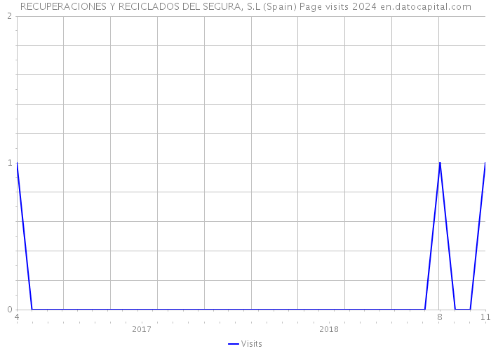 RECUPERACIONES Y RECICLADOS DEL SEGURA, S.L (Spain) Page visits 2024 