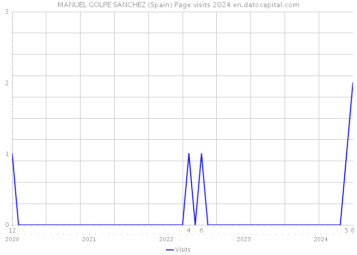 MANUEL GOLPE SANCHEZ (Spain) Page visits 2024 