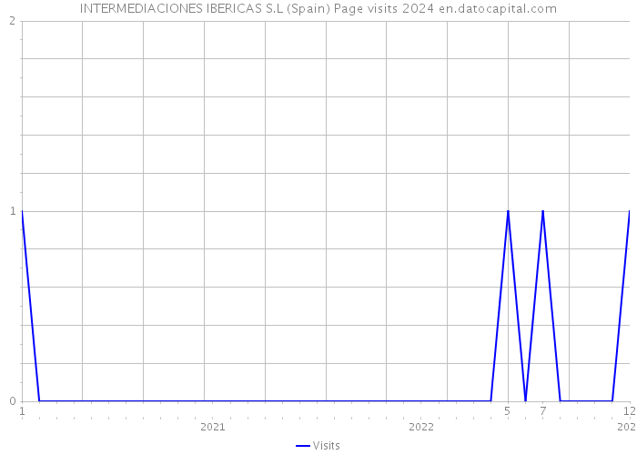 INTERMEDIACIONES IBERICAS S.L (Spain) Page visits 2024 