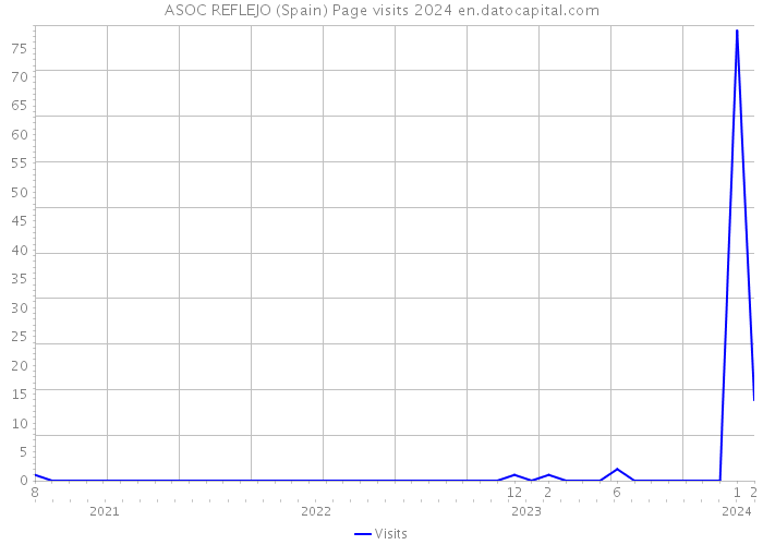 ASOC REFLEJO (Spain) Page visits 2024 
